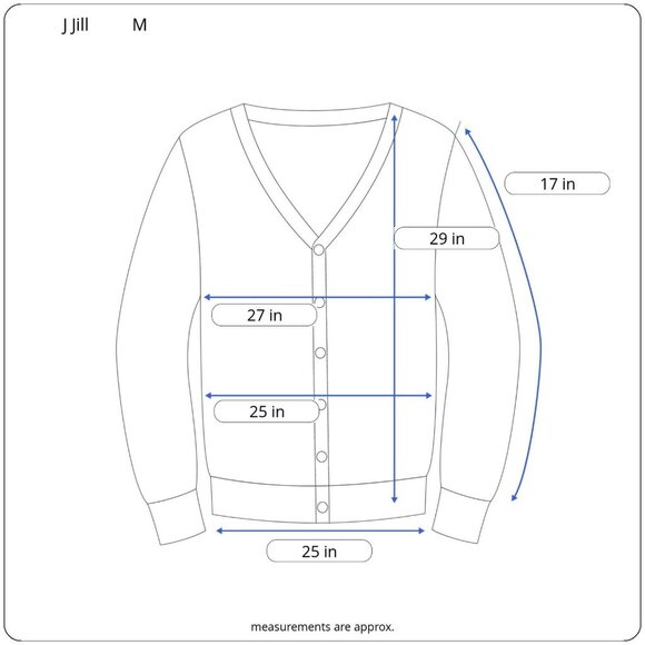 J Jill Womens Wool Blend Cardigan Sweater Gold Sequin Open Front Size M - Picture 3 of 11